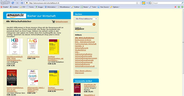 Amazon aStore: