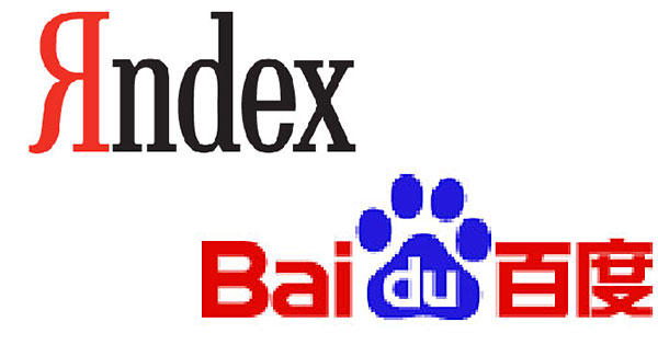 Baidu, Yandex