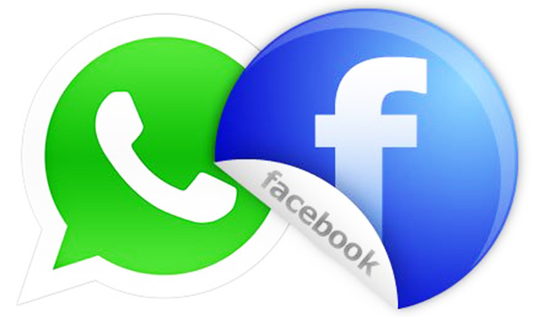 Facebook und WhatsApp Logo