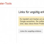 Das Disavow Tool