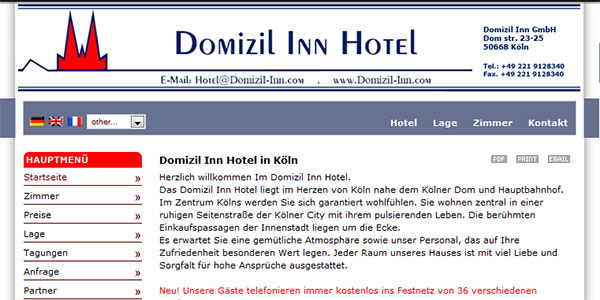Domizil Inn Hotel Köln