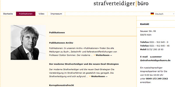 Dr. Sommer. Publikationen-Archiv