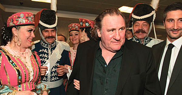 Gerard Depardieu in Russland