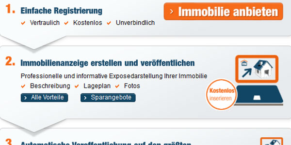 ImmoVM Immobilien anbieten