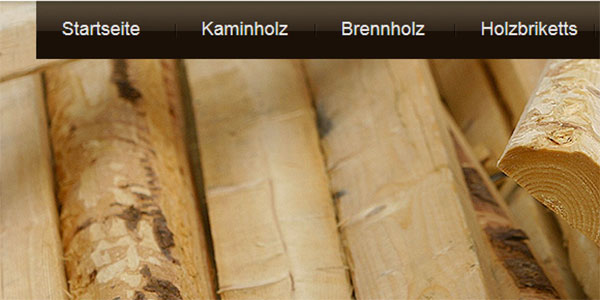 Kaminholz-Polen. Header