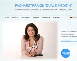 Erstellung einer mehrsprachigen Website und Suchmaschinenoptimierung für Medicus-Today