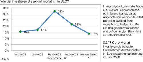 SEO Ausgaben 2008