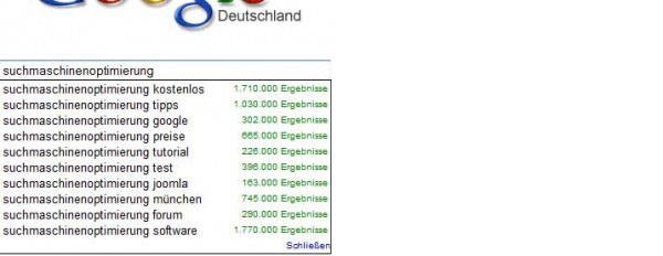 Suchmaschinenoptimierung kostenlos bei Google
