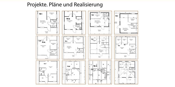 Tom-Dom. Holzhäuser Baupläne